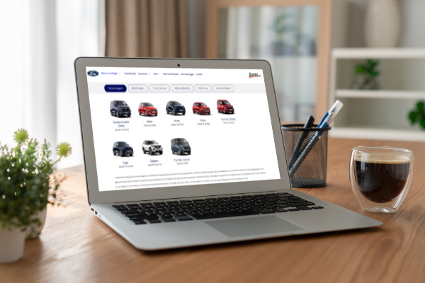 Ford Garage Bosmans website