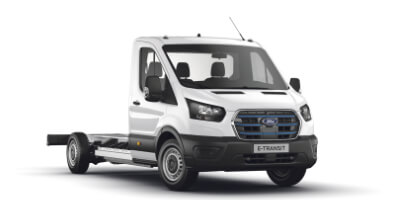 E-Transit Chassi L4H1 4,2ton Ford E-Transit Chassi L4H1 4,2ton Branca