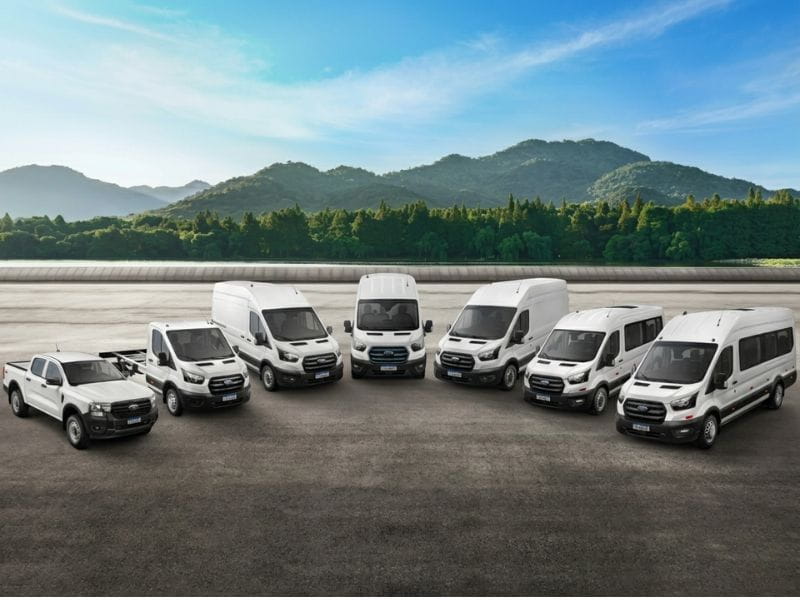 Frota de veículos comerciais Ford
