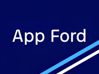 App Ford com a Ford Brasal Arte Azul escrito App Ford