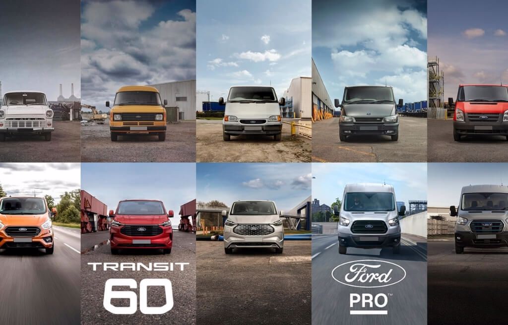 Montagem com veículos comerciais ford