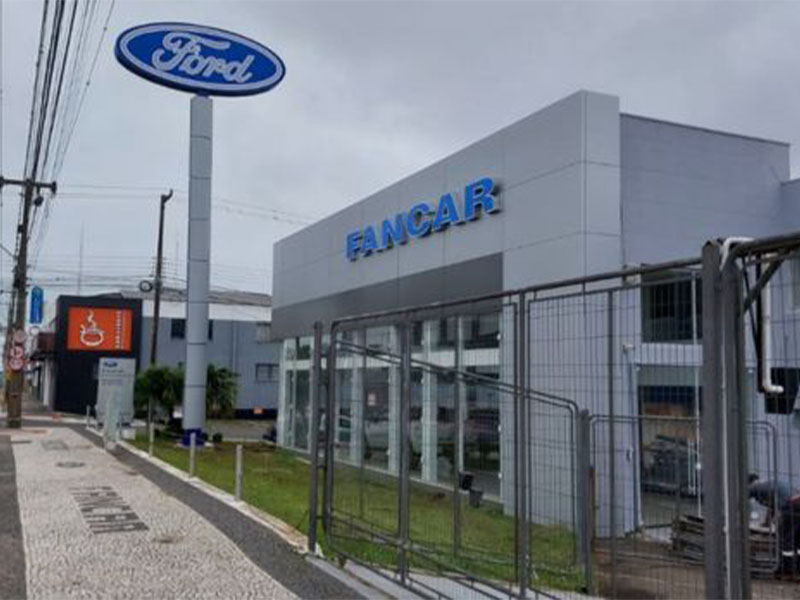 Fachada Ford Fancar em Ponta Grossa