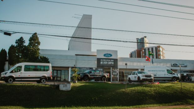 Fachada da loja Ford Forauto Criciúma