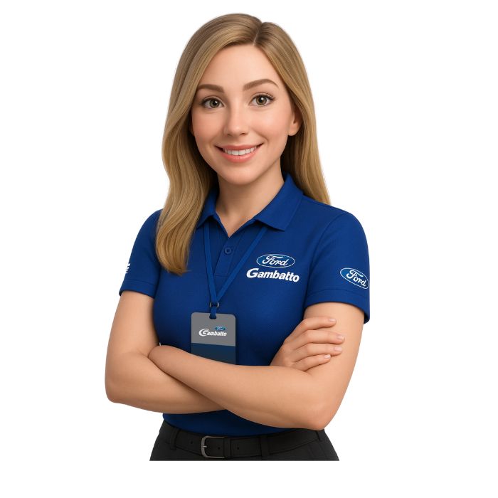Consultor Ford Gambatto Avatar de uma mulher loira com camisa da Ford Gambatto