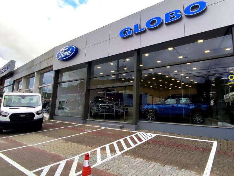 Globo Ford Fachada da concessionária Globo Ford