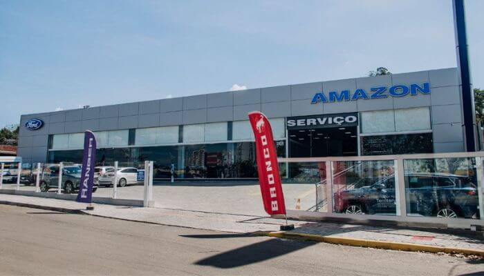 Fachada da Ford Amazon em Novo Hamburgo