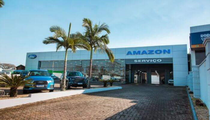 Ford Amazon Santa Cruz do Sul Fachada da Ford Amazon em Santa Cruz do Sul