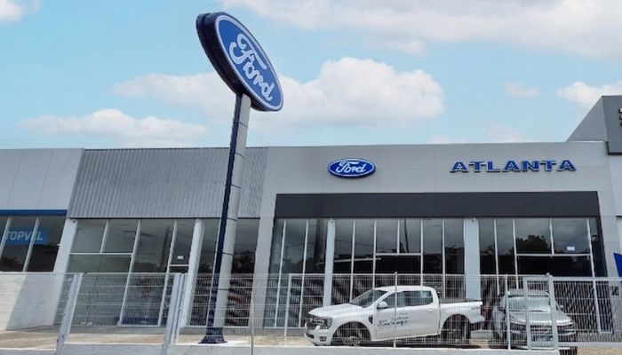 Fachada da concessionária Ford Atlanta em Itabuna
