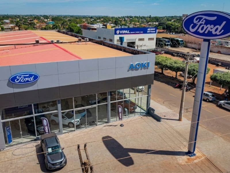 Fachada da loja Ford AOKI em Três Lagoas