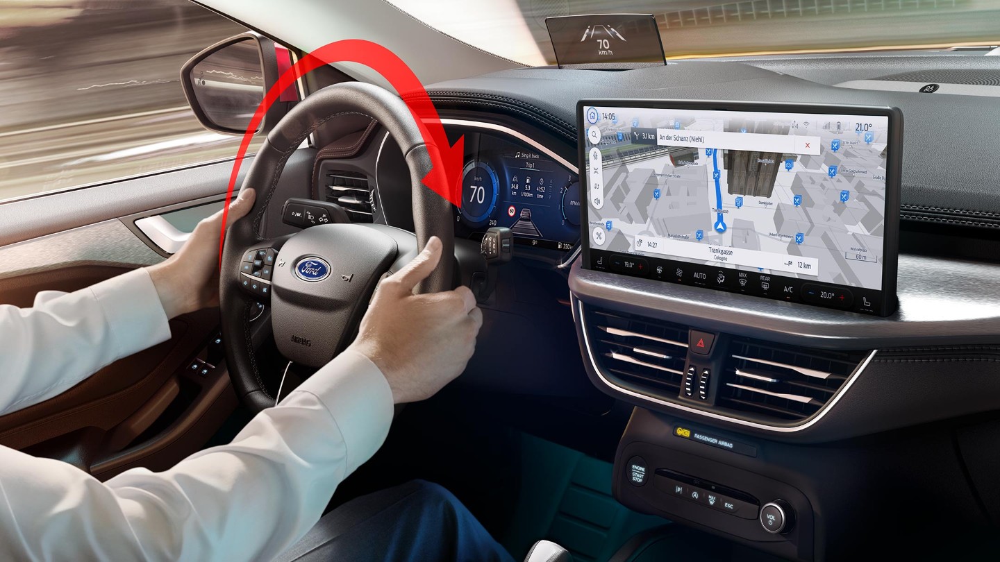 Für Ford Focus 2022 2023 2024 Carbon Fiber Innen auto zubehör