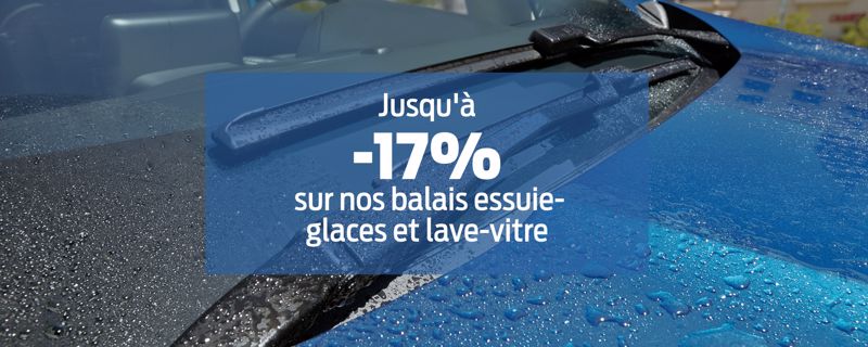 **Action Letzshop** - Promotion balais essuie-glace & lave-glace