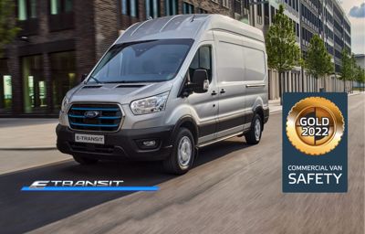 Elektrische Ford E-Transit ontvangt gouden award