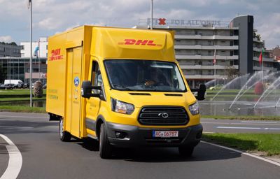 Elektrische bestelwagen met Ford Transit chassis