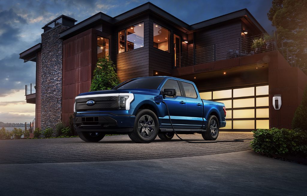 De iconische, elektrische F150 Lightning pick-up