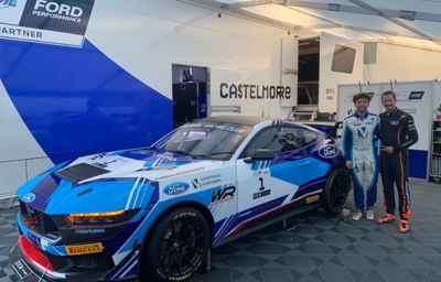 Nico Verdonck en Nathan Vanspringel in de Mustang GT4