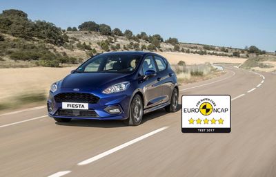 Nouvelle Ford Fiesta : note maximale de 5 étoiles