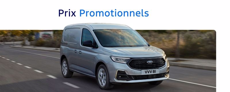 **Transit Connect Trend** dès **21.749 €** HTVA (Diesel)