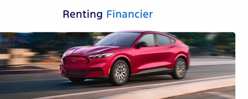 **Mustang Mach-E Base RWD** - en Renting Financier