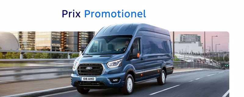 **Transit Châssis Cabine** Ambiente à partir de **27.540 €** HTVA