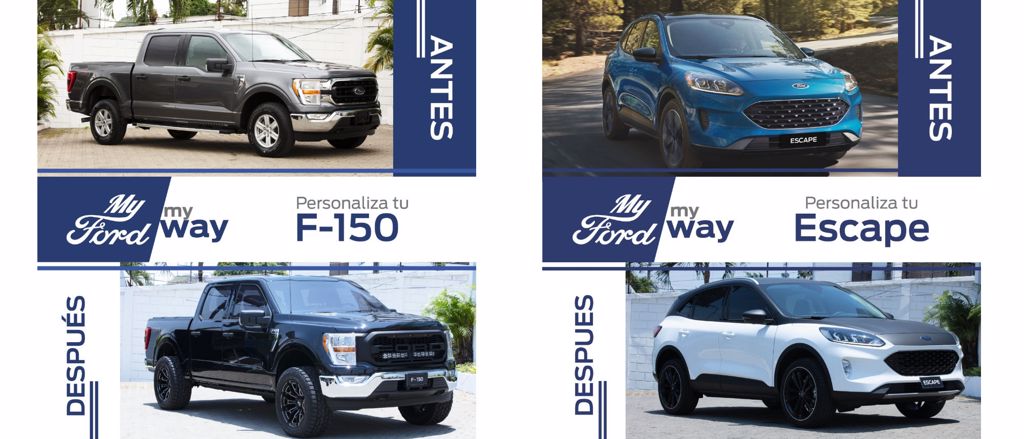 vehículos ford personalizados antes y después