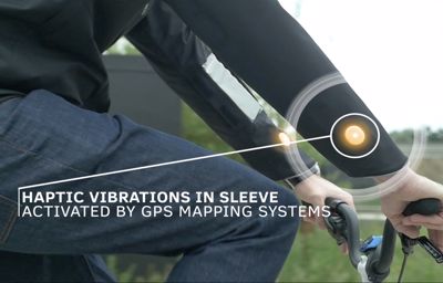 Von Ford-Mitarbeitern entwickelt: Intelligente Radfahr-Jacke, hilft bei Navigation und zeigt Fahrtrichtungswechsel an