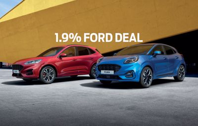 1.9% FORD DEAL AUF ALLE MODELLE