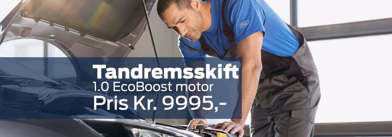 Tandremsskift 1.0 EcoBoost motor til kr. 9995,-