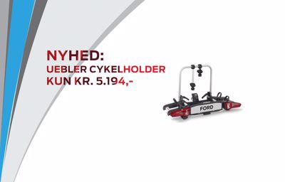 Nyhed: Uebler Cykelholder til kr. 5.194,-