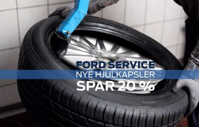 Spar 20 % på nye Ford hjulkapsler