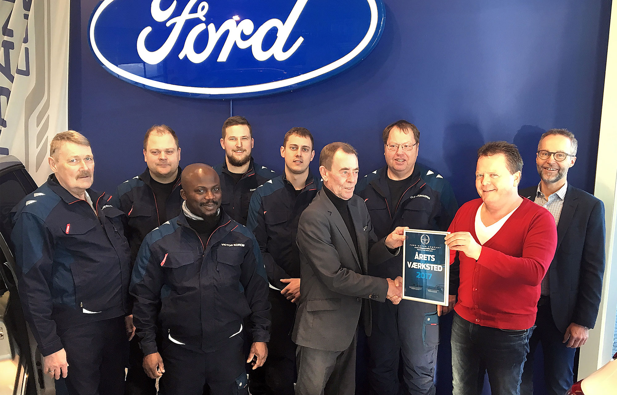 LANDETS ABSOLUT BEDSTE FORD-VÆRKSTED LIGGER I NYKØBING F.