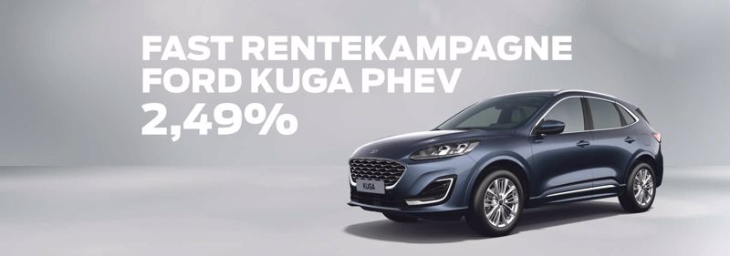 Fast finansieringsrente på Ford Kuga PHEV