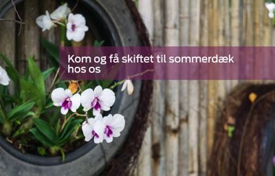 Skift til sommerdæk - vi har altid skarpe priser!