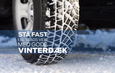 Skift til vinterdæk - vi har altid skarpe priser!