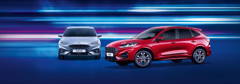 Ford Kuga og Ford Focus lager- og demobiler til omgående levering