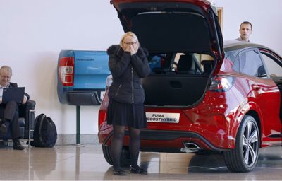 Ford Puma tænker ud af MegaBoxen med Halloween-prank