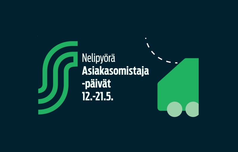 Nelipyörän Asiakasomistaja -päivät 12.-21.5.