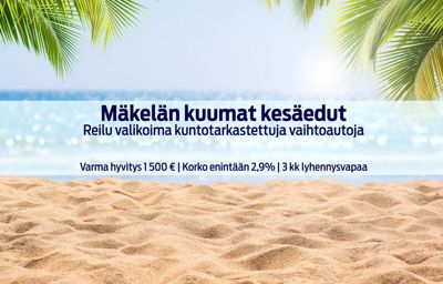 Vaihtoautoja Mäkelässä