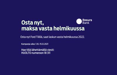 Osta nyt, maksa vasta helmikuussa
