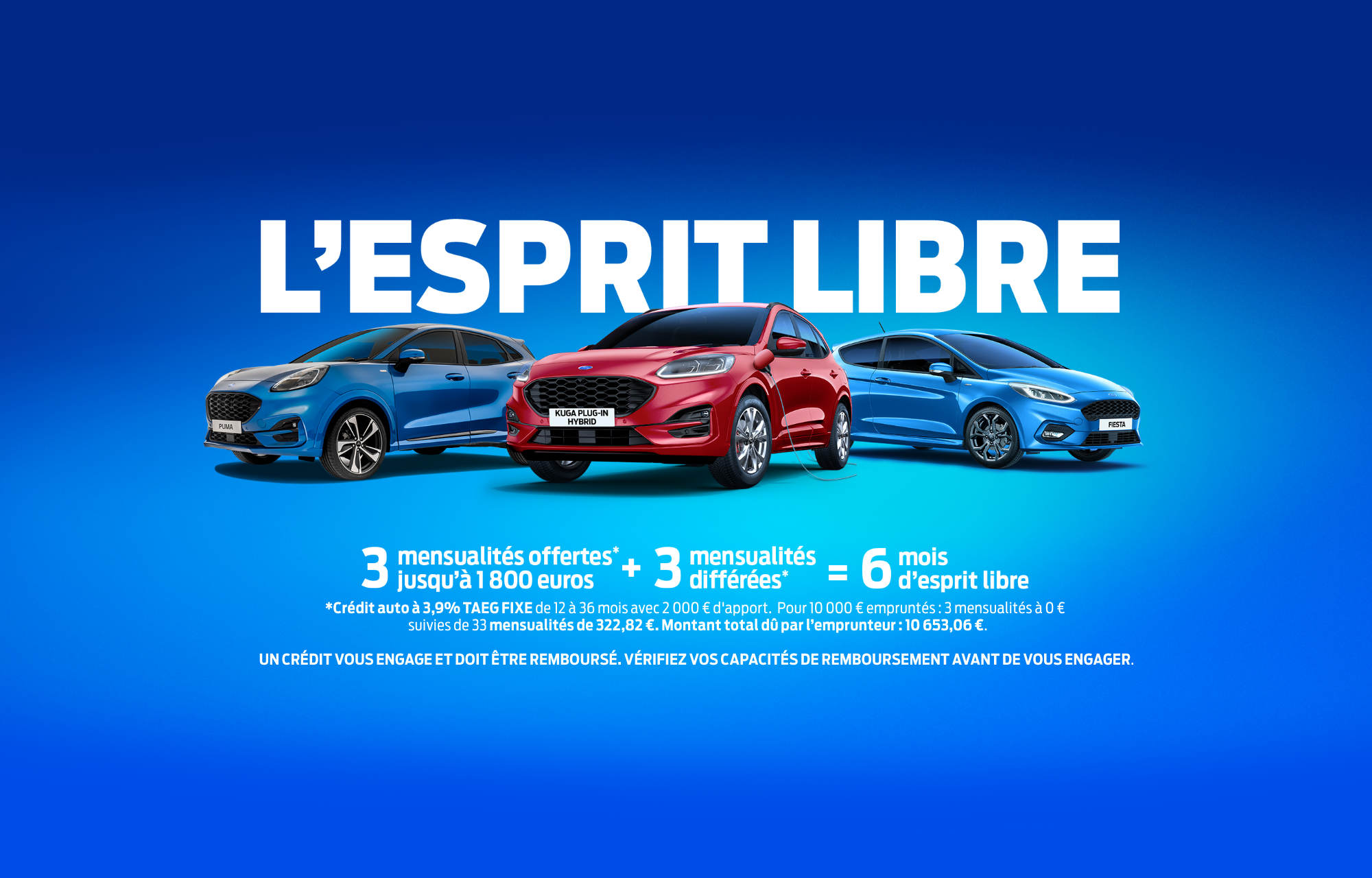 Ford propose une offre “Esprit libre” pour sa voiture neuve