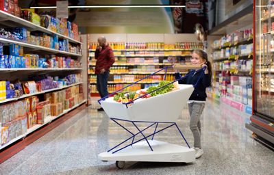 Innovation : voici le chariot de supermarché qui freine tout seul