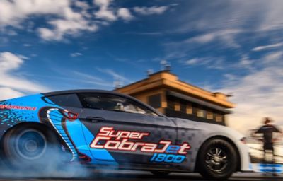 ELECTRIC MUSTANG SUPER COBRA JET 1800 PROTOTYPE TARGETS NEW NHRA WORLD RECORDS FOR ELECTRIC VEHICLES