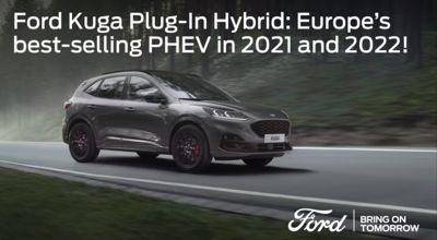 FORD KUGA PLUG-IN HYBRID IS EUROPE’S BEST-SELLING PHEV FOR A SECOND YEAR IN SUCCESSION