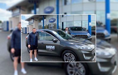  Richie Hogan collected his new Ford Kuga