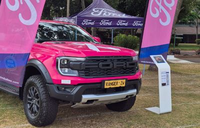 Ford Zimbabwe, in Collaboration with Croco Motors, Unveils the Pink Raptor