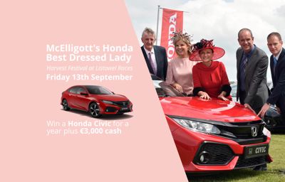 Judges announced for McElligott’s Honda Best Dressed Lady at Listowel Races