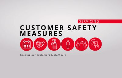 Servicing Customer Safety Measures