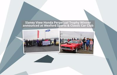Perpetual Trophy Award from Wexford Sports & Classic Car Club announced