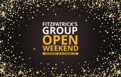 Open Weekend Saturday 23rd & Sunday 25th