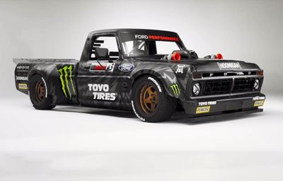 La plus grande pièce métallique imprimée en 3D pour le pick-up bodybuildé de Ken Block.