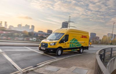 Ford levert Deutsche Post DHL Group meer dan 2.000 elektrische bedrijfswagens